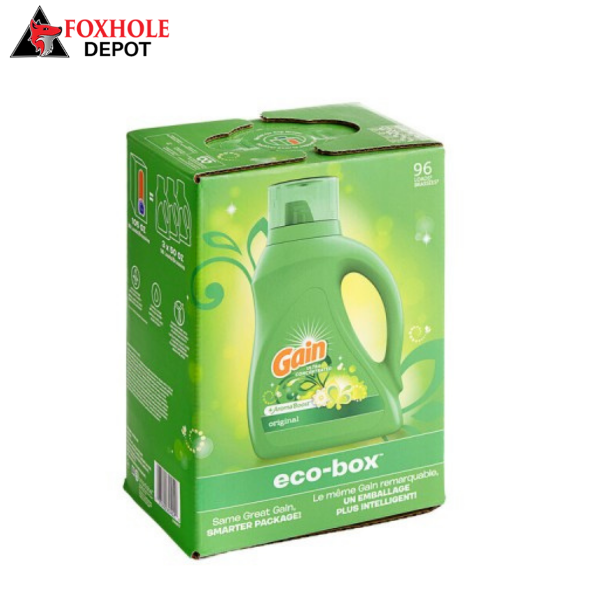 Gain 60402 105 oz. Original Liquid Laundry Detergent Eco-Box