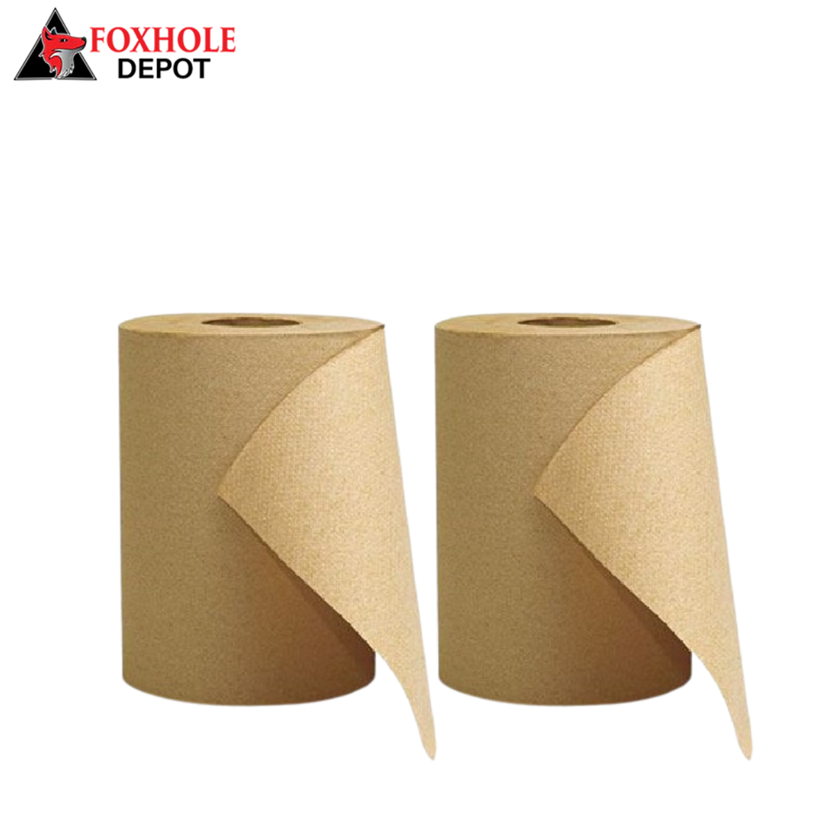Hand Roll Towels, Brown, 8" x 350 ft, 12 Rolls/Carton