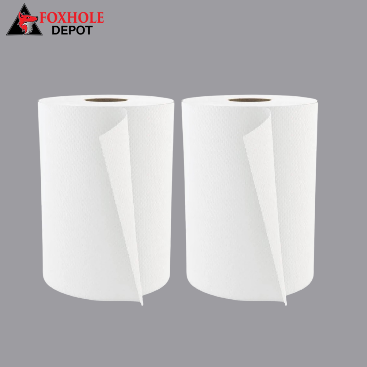 Hand Roll Towels, White, 8" x 350 ft, 12 Rolls/Carton