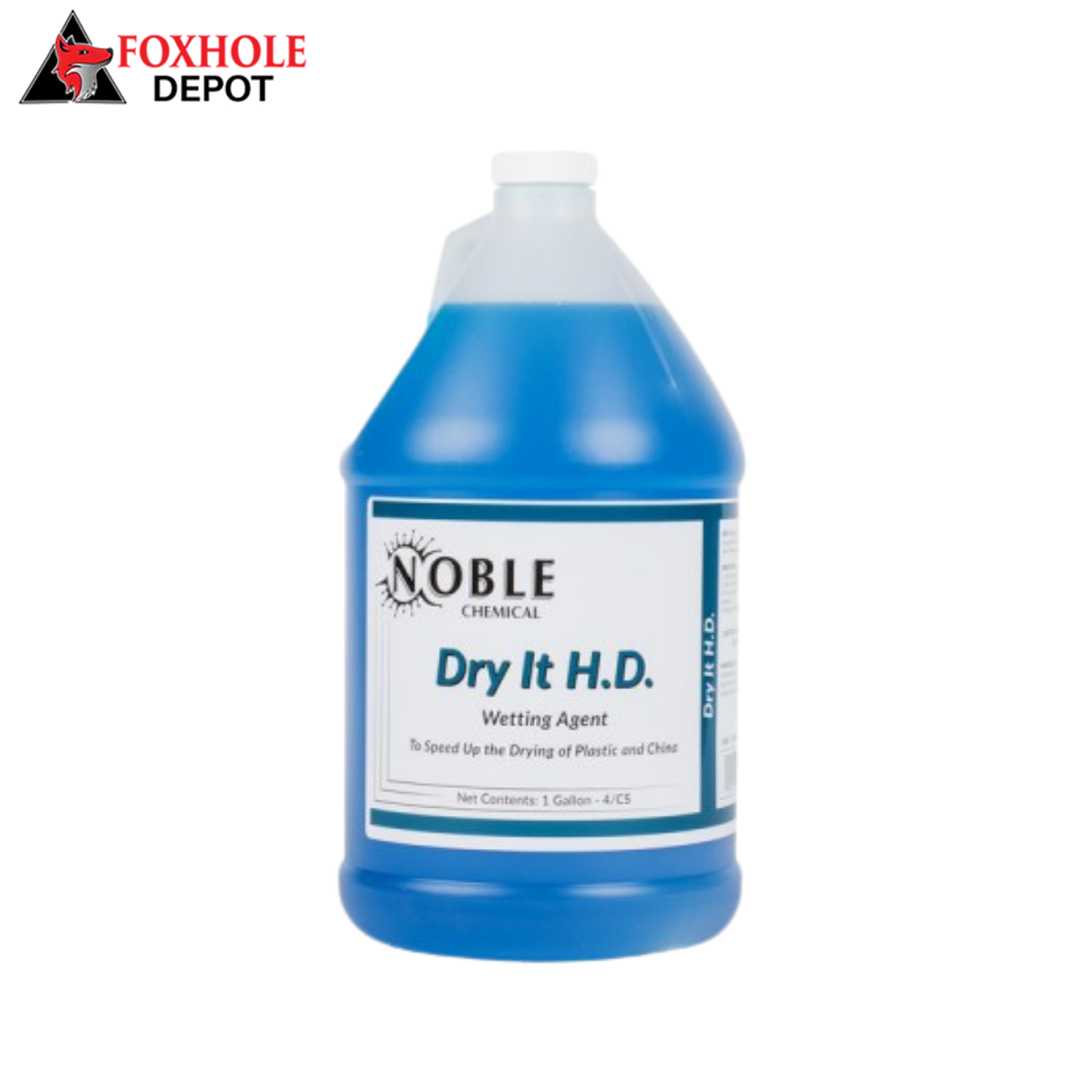 Noble Chemical 1 gallon / 128 oz. Dry It HD Premium Rinse Aid gallon / Drying Agent - 4/Case