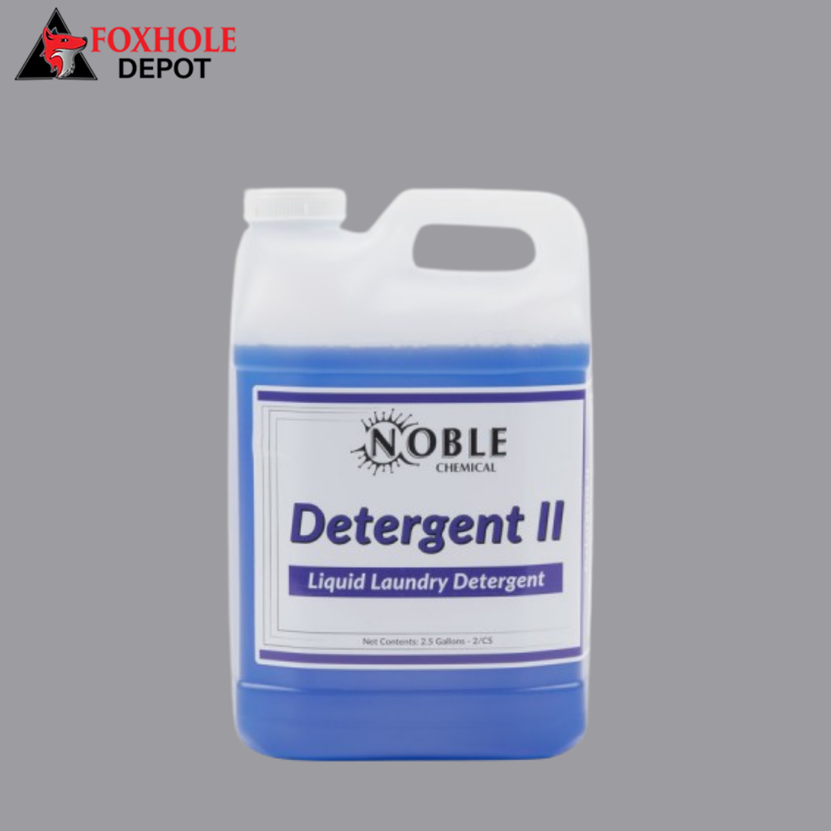 Noble Chemical 2.5 Gallon / 320 oz. Detergent II Liquid Laundry Detergent - 2/Case