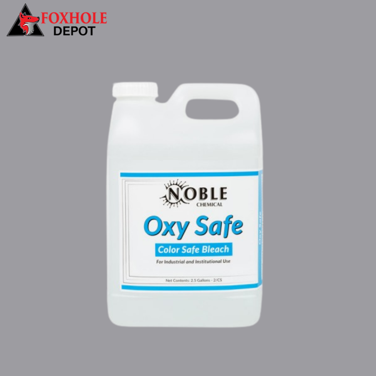 Noble Chemical 2.5 Gallon / 320 oz. Oxy Safe Color-Safe Bleach - 2/Case