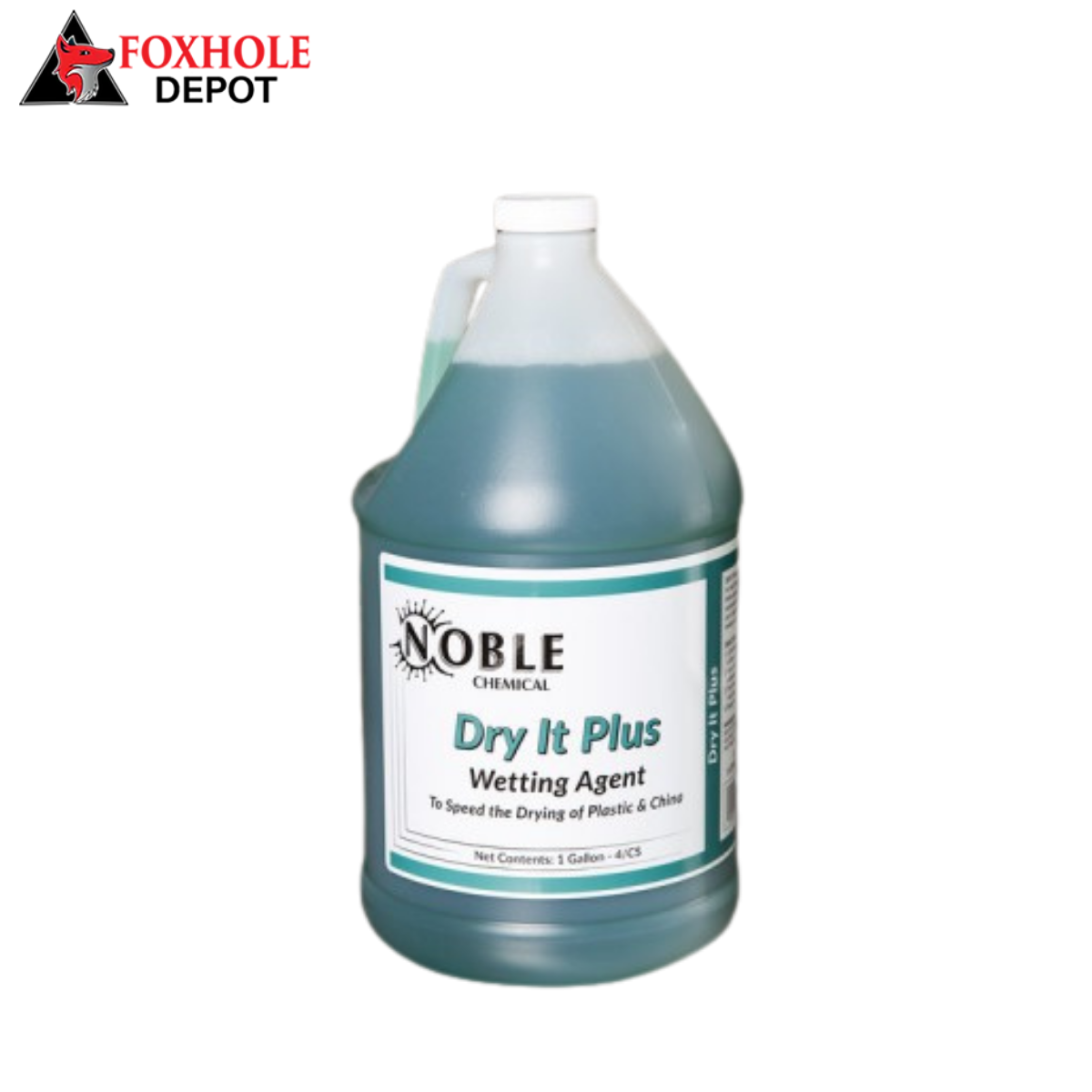 Noble Chemical Dry It Plus 1 Gallon / 128 oz. Rinse Aid for High Temperature Dish Machines