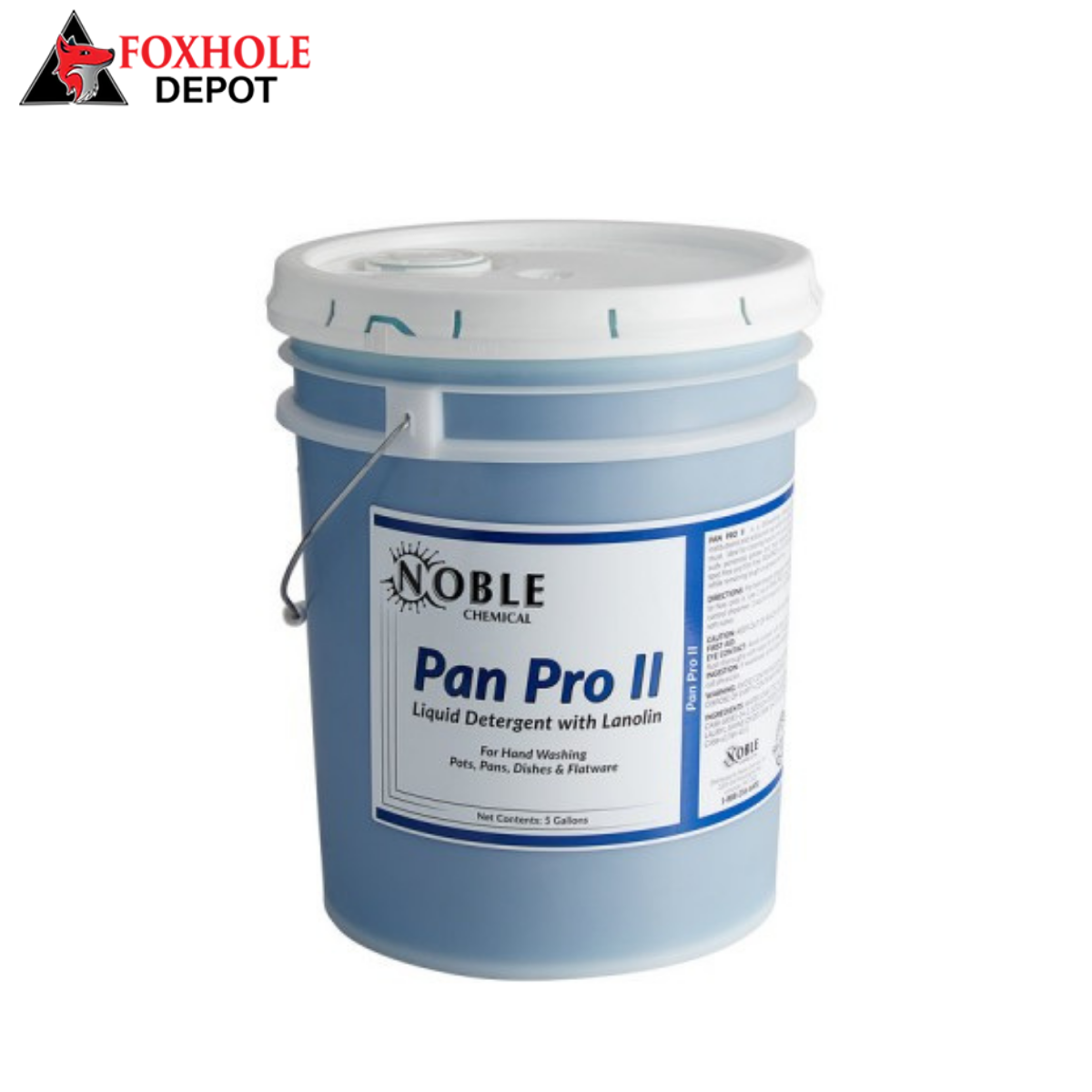 Noble Chemical Pan Pro II 5 gallon / 640 oz. Pot &amp; Pan Detergent with Lanolin