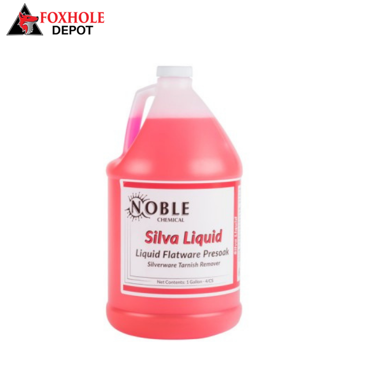 Noble Chemical Silva-Liquid 1 Gallon / 128 oz. Tableware Presoak - 4/Case