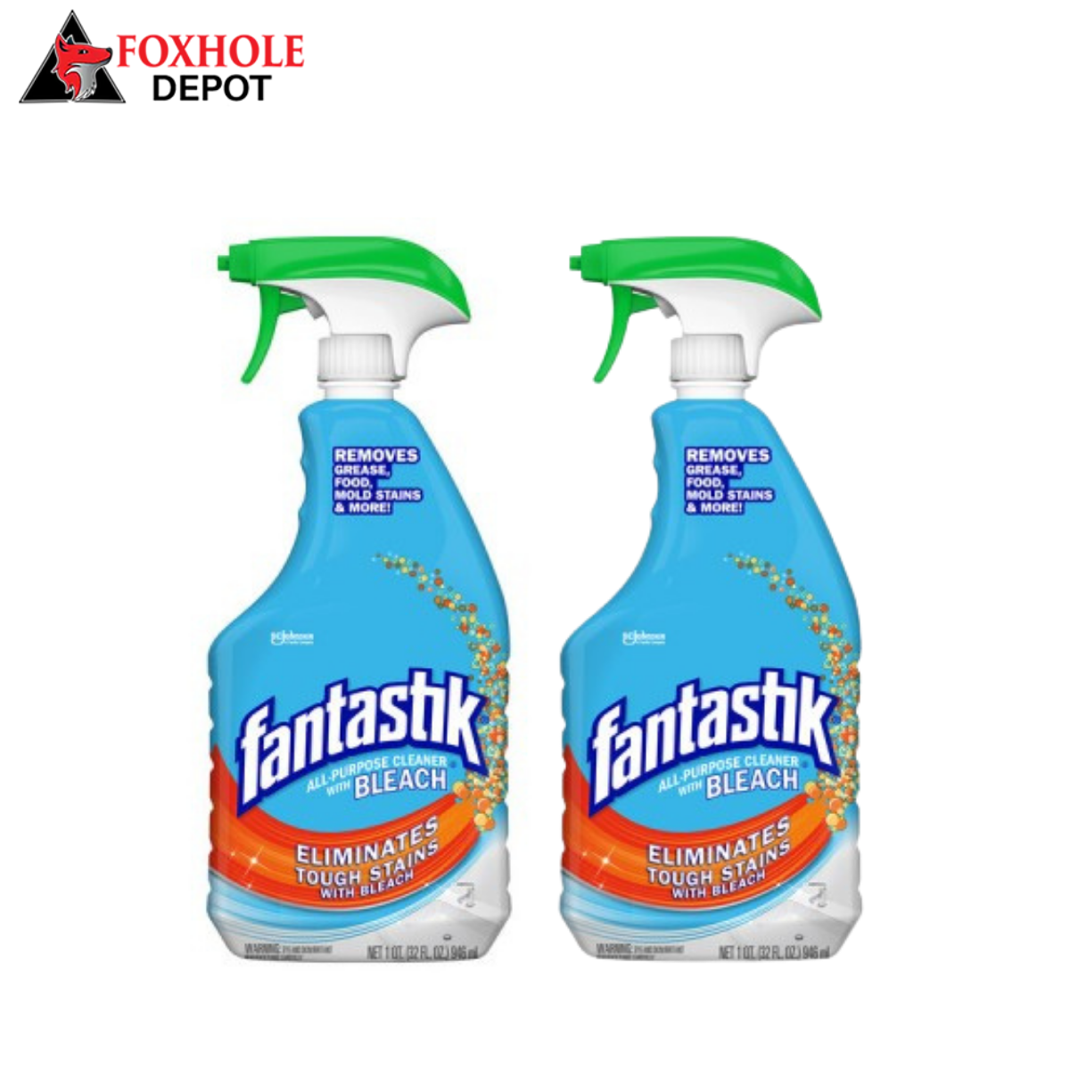 SC Johnson fantastik® 308685 32 oz. All Purpose Spray Cleaner with Bleach