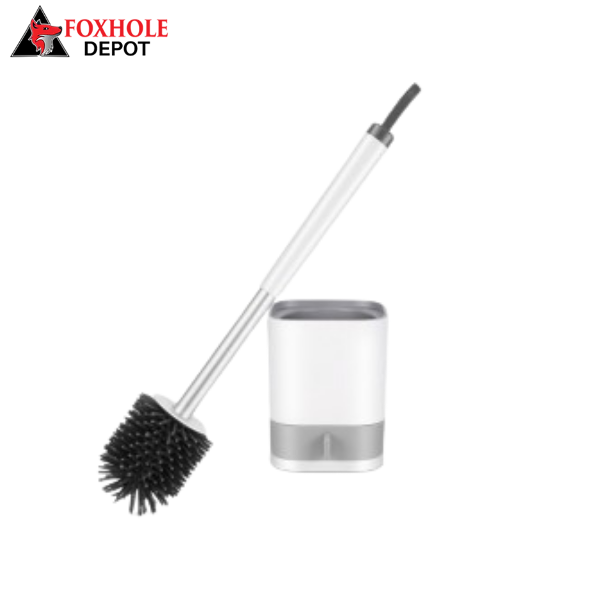 Silicone Toilet Brush with Removable Holder