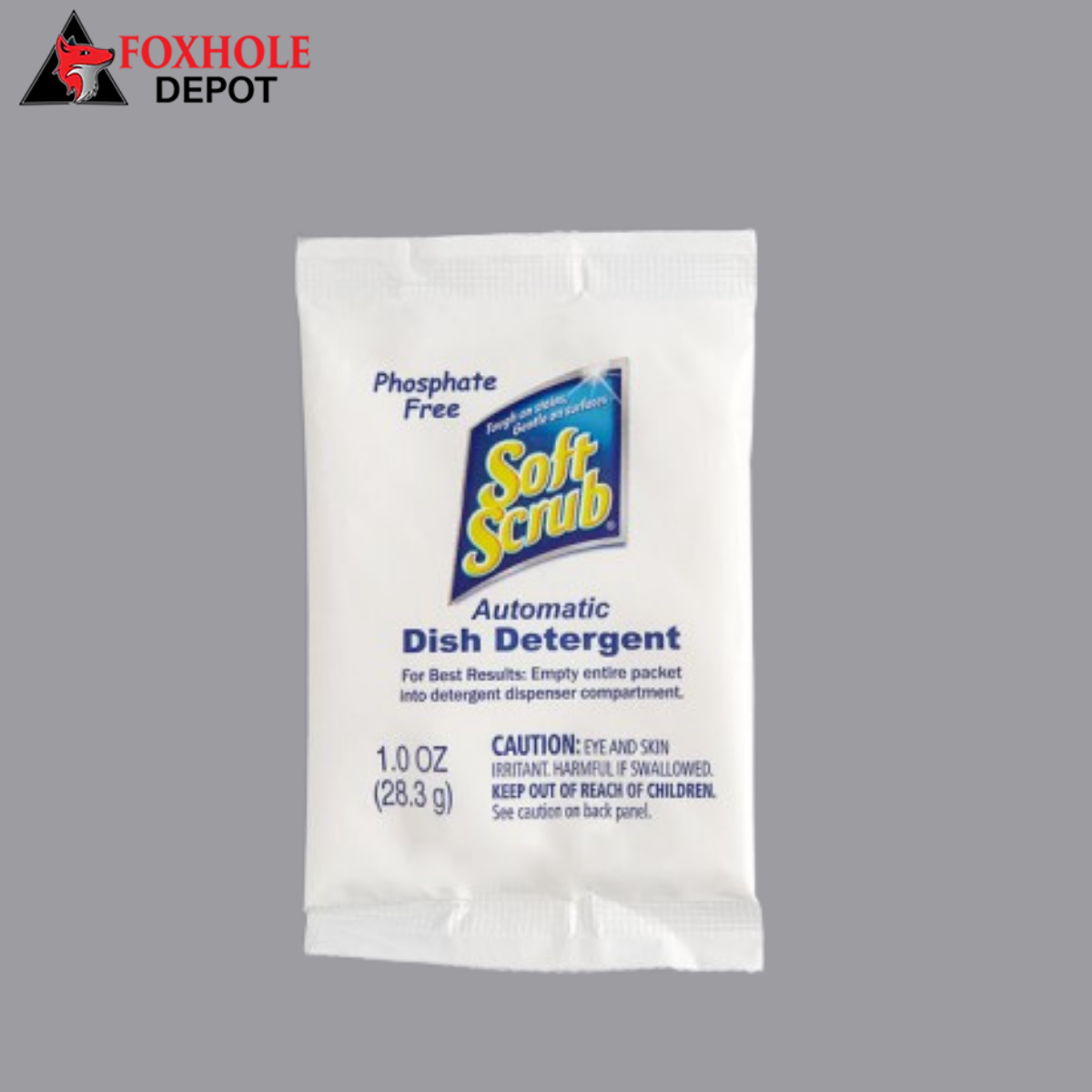 Soft Scrub 10006 1 oz. Lemon Automatic Dish Detergent - 200/Case