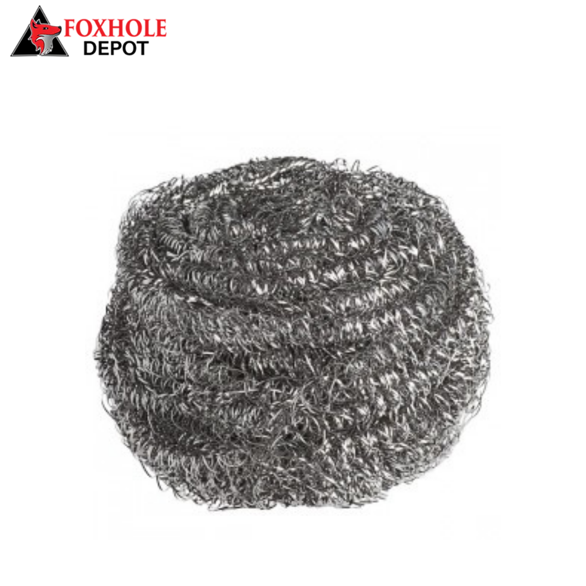 Stainless Steel Heavy Weight Scouring Pads - 12/Pack