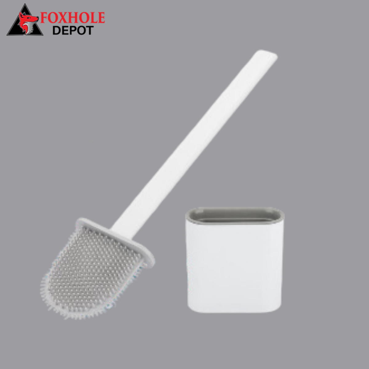 Toilet Brush and Holder Set with wall mount
