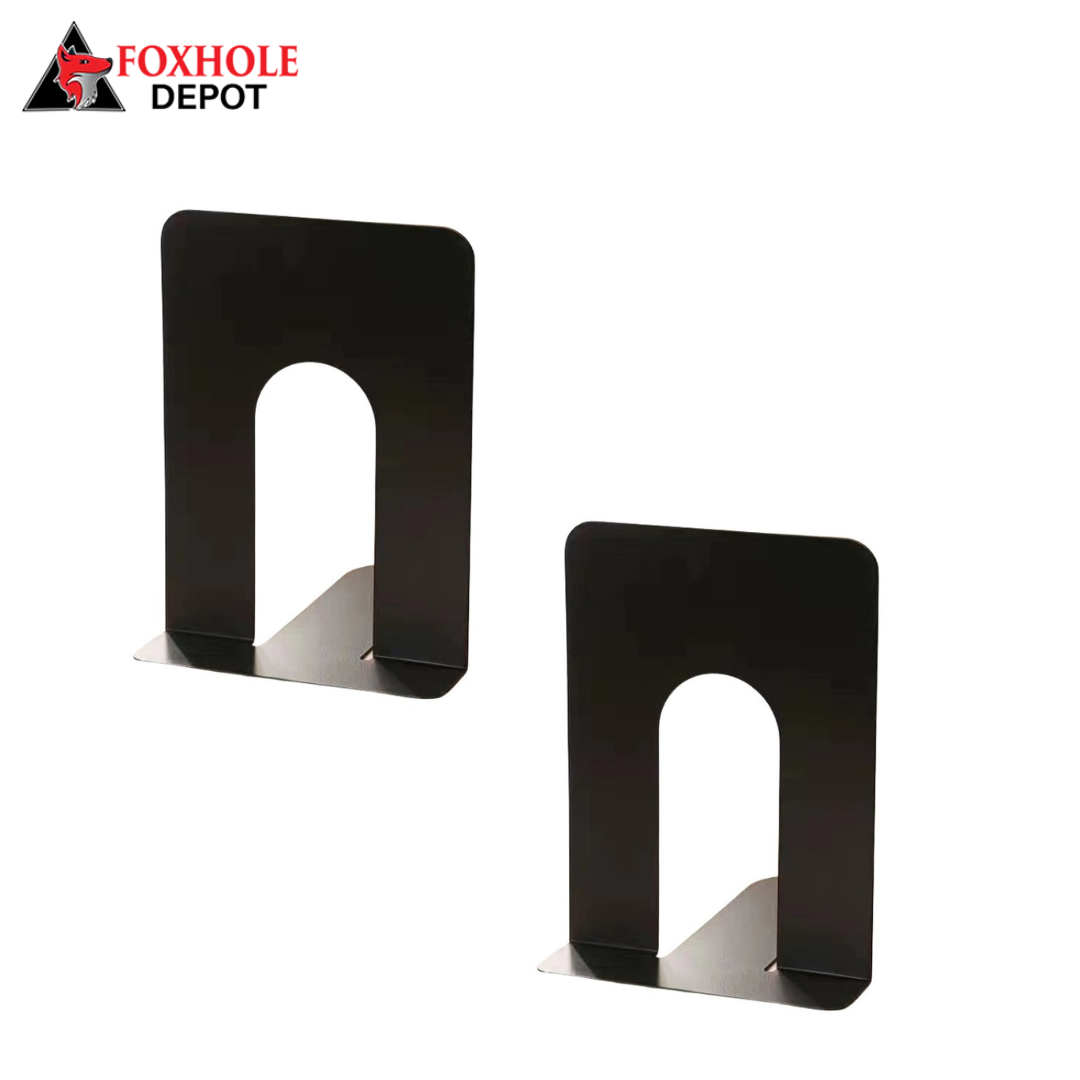 12 Pairs Metal Bookdends Large size 7.09" x 6.22" x 8.66"