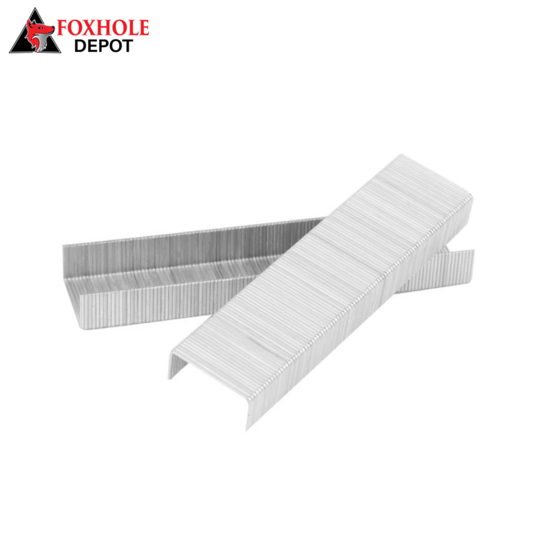 Chisel Point Standard Staples, 0.25" Leg, 0.5" Crown, 5000/Box