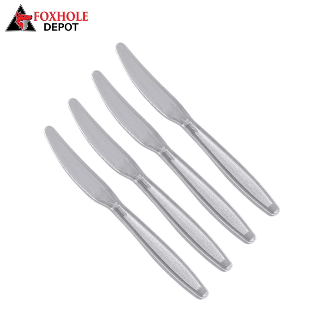 Heavy Weight Plastic Knife - 1000/Case - Clear