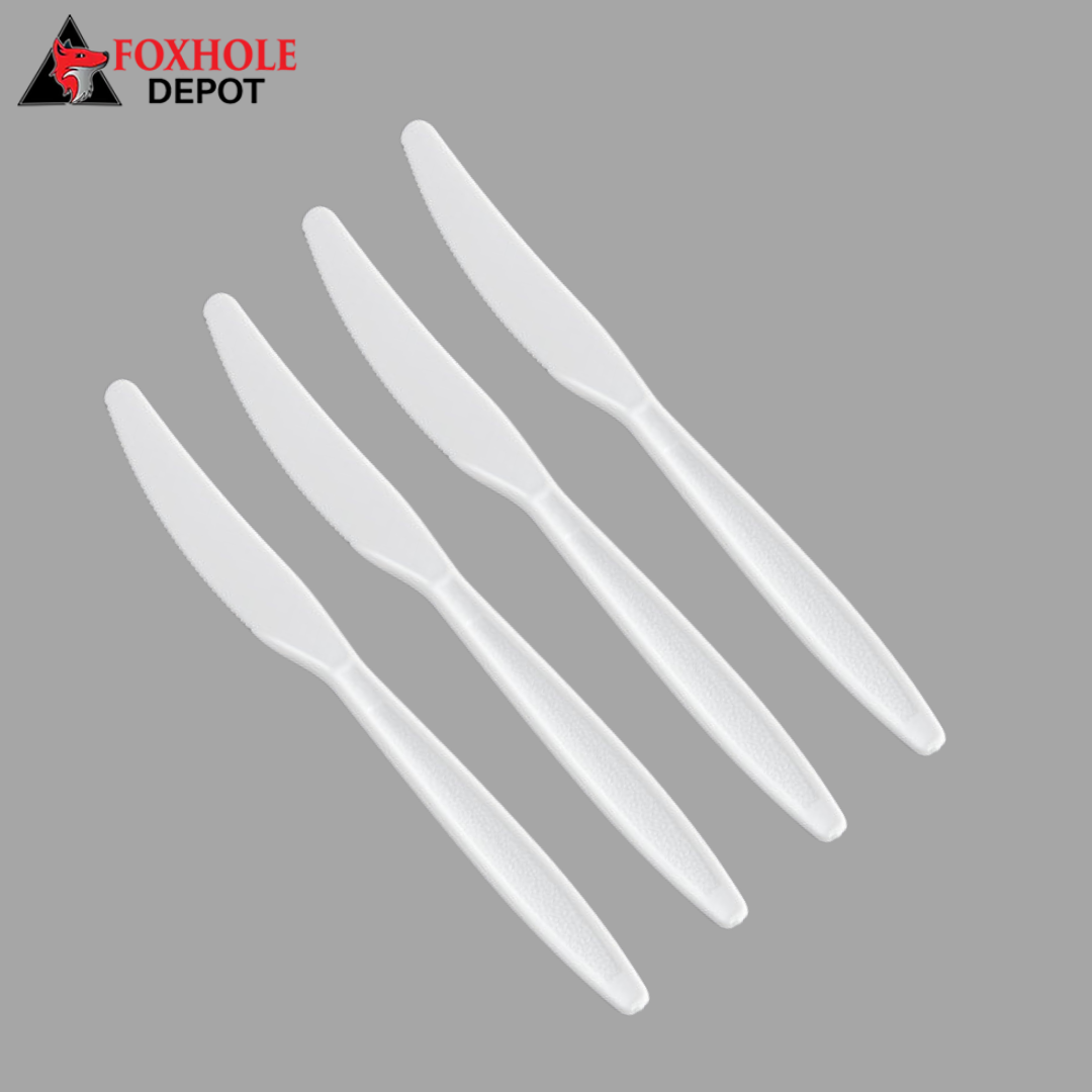Heavy Weight Plastic Knife - 1000/Case - White