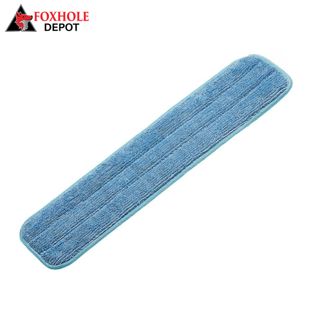 Microfiber Hook &amp; Loop Flat Mop Pad - Blue