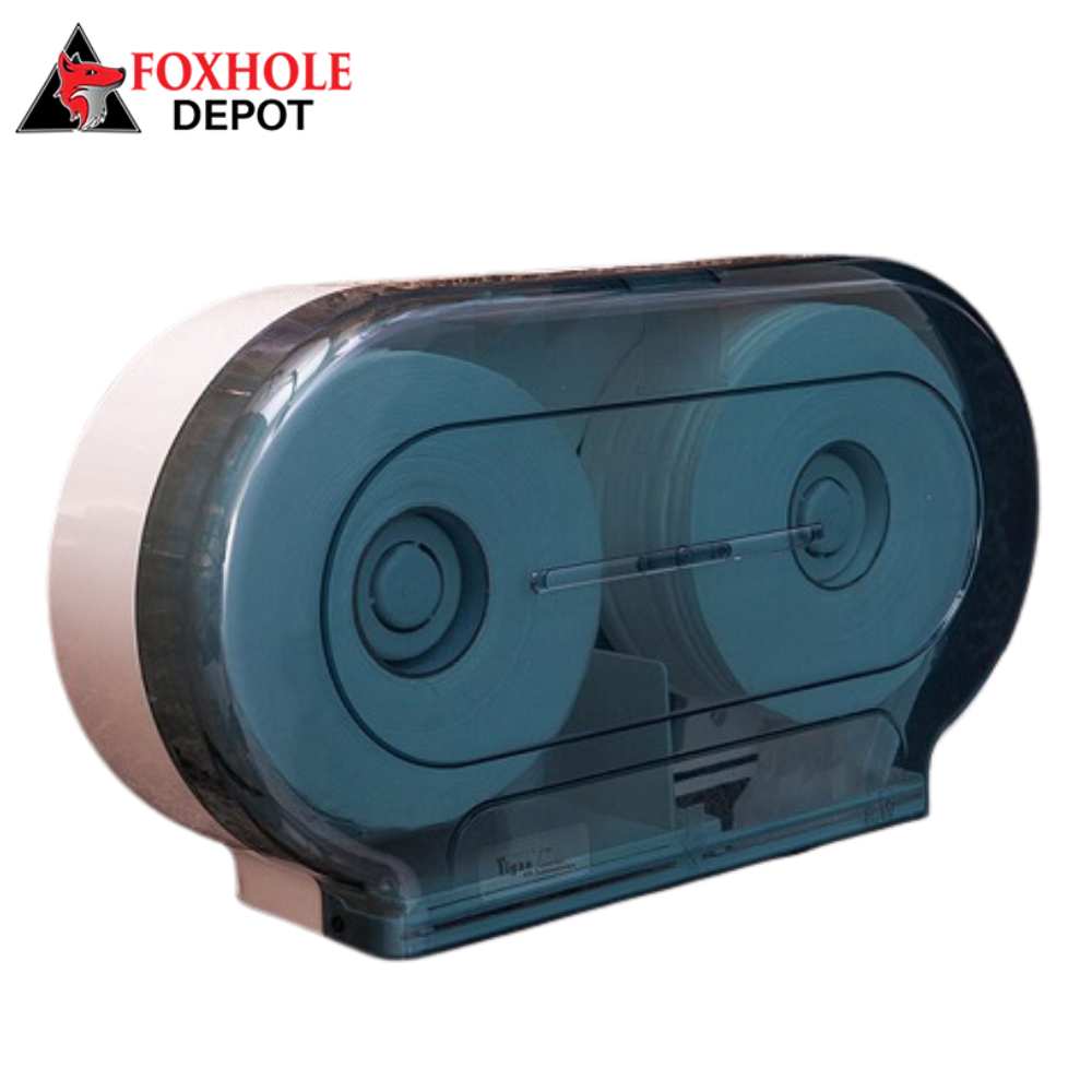 9" Double Roll Jumbo Toilet Tissue Dispenser - 4/Case