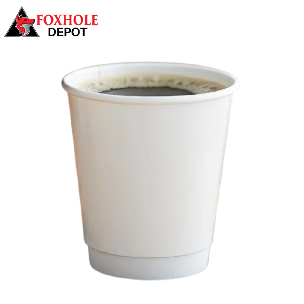 Choice 10 oz. White Smooth Double Wall Paper Hot Cup - 500/Case