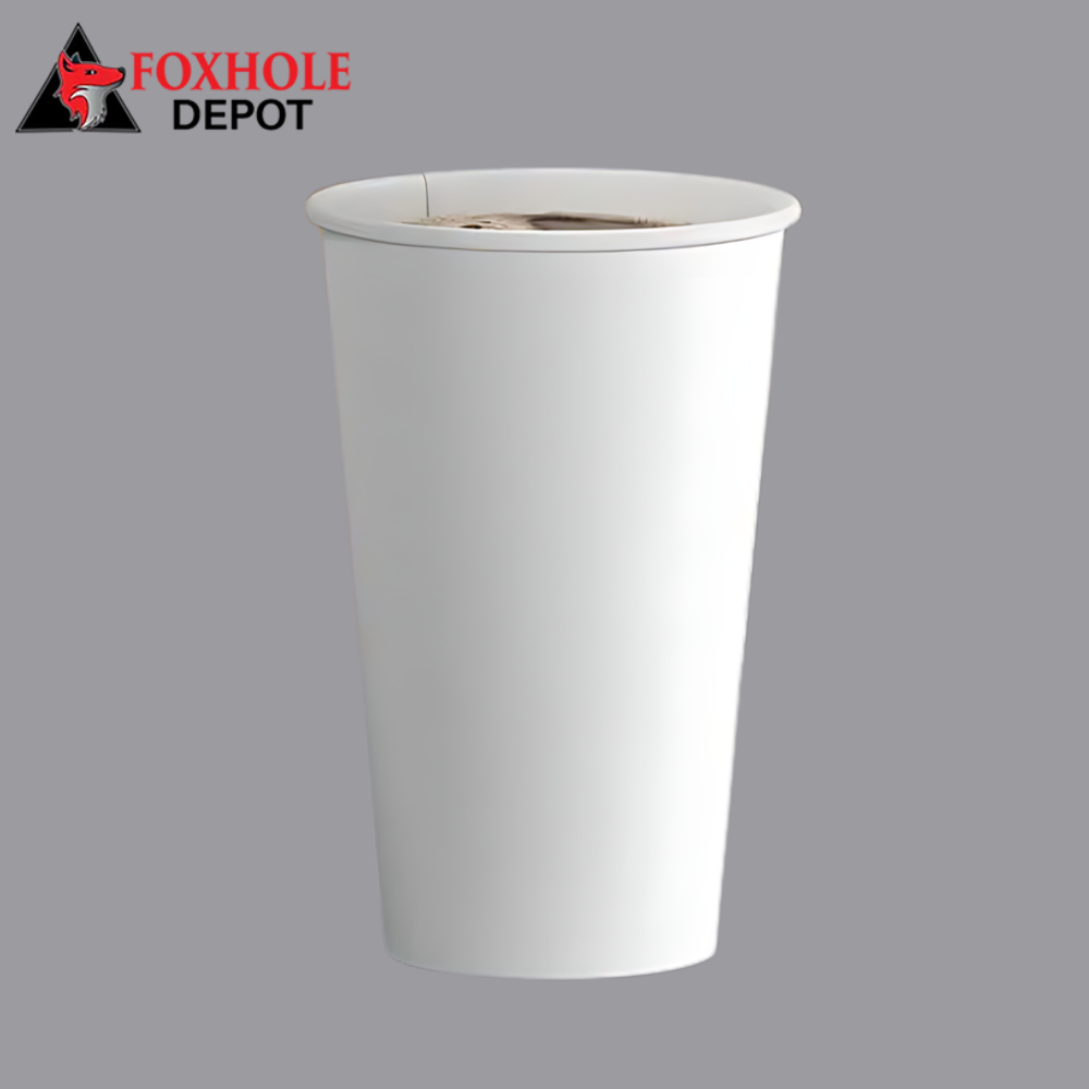 Choice 16 oz. White Poly Paper Hot Cup - 1000/Case