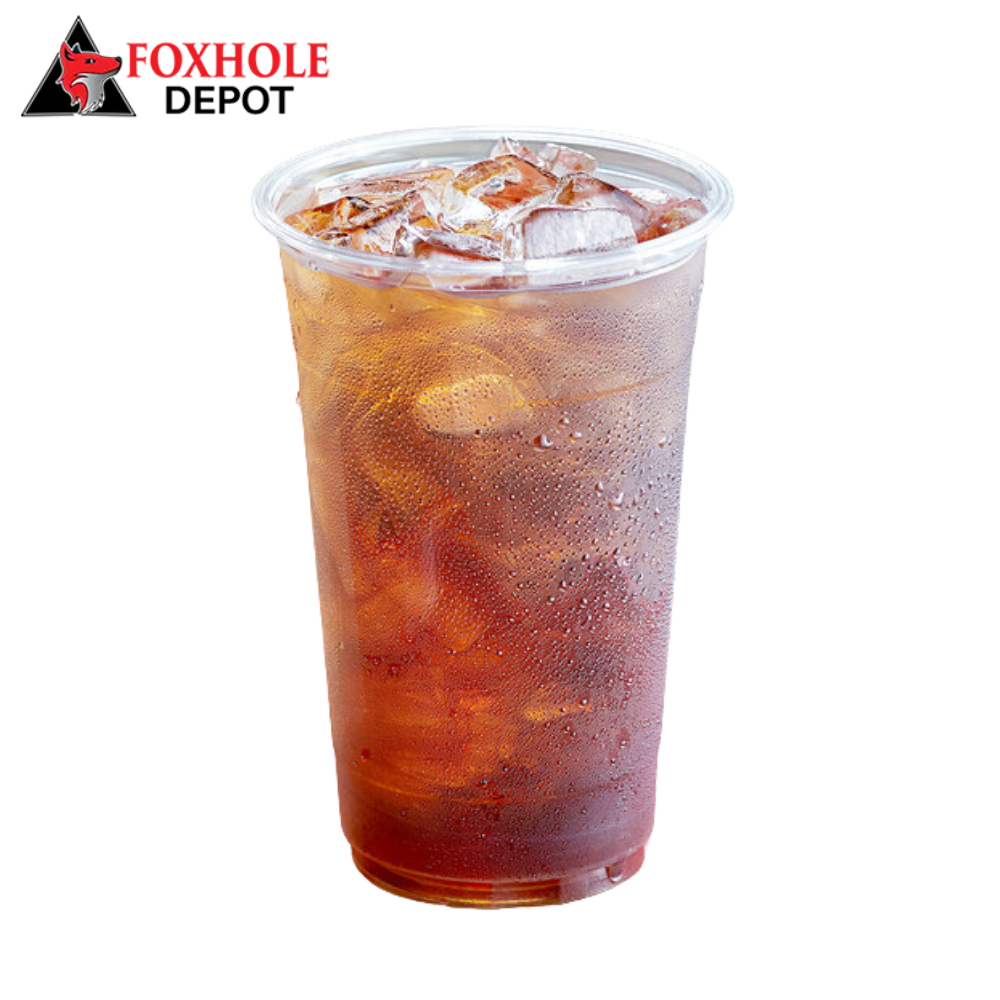 Choice 20 oz. Clear Customizable PET Plastic Cold Cup - 50/Pack