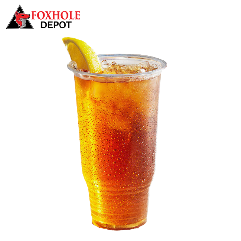 Choice HD 32 oz. Pedestal Heavy Weight Clear PET Plastic Cold Cup - 500/Case