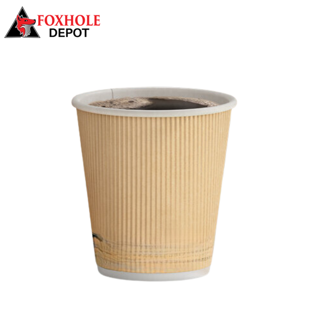 EcoChoice 10 oz. Double Wall Kraft Compostable Paper Hot Cup - 500/Case