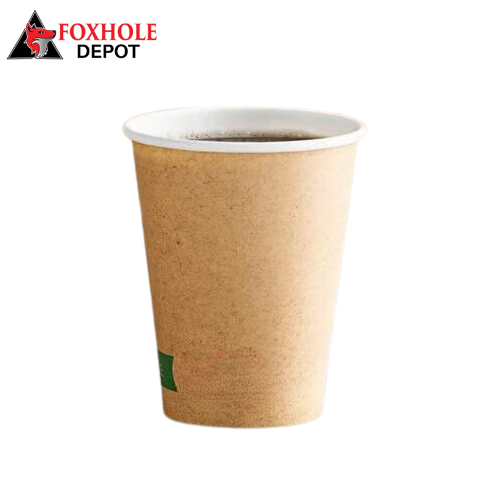 EcoChoice 12 oz. Kraft Compostable Paper Hot Cup - 1000/Case