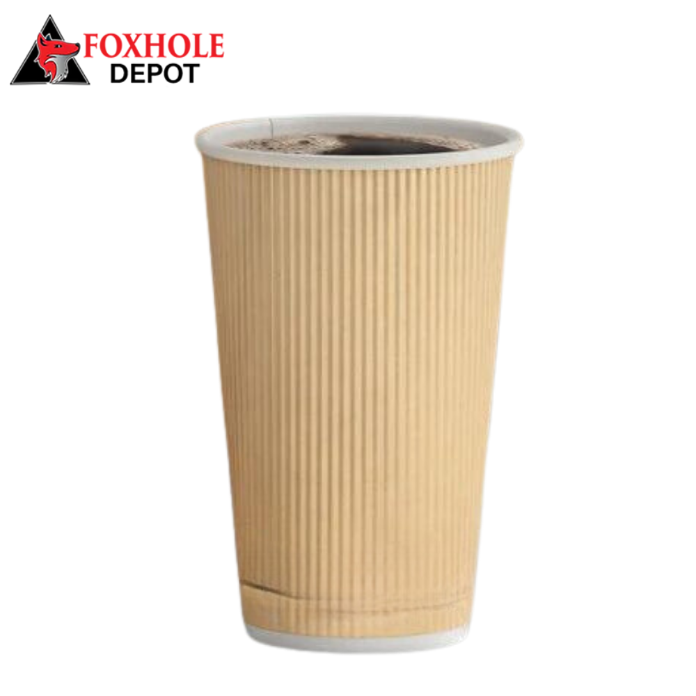 EcoChoice 16 oz. Double Wall Kraft Compostable Paper Hot Cup - 500/Case