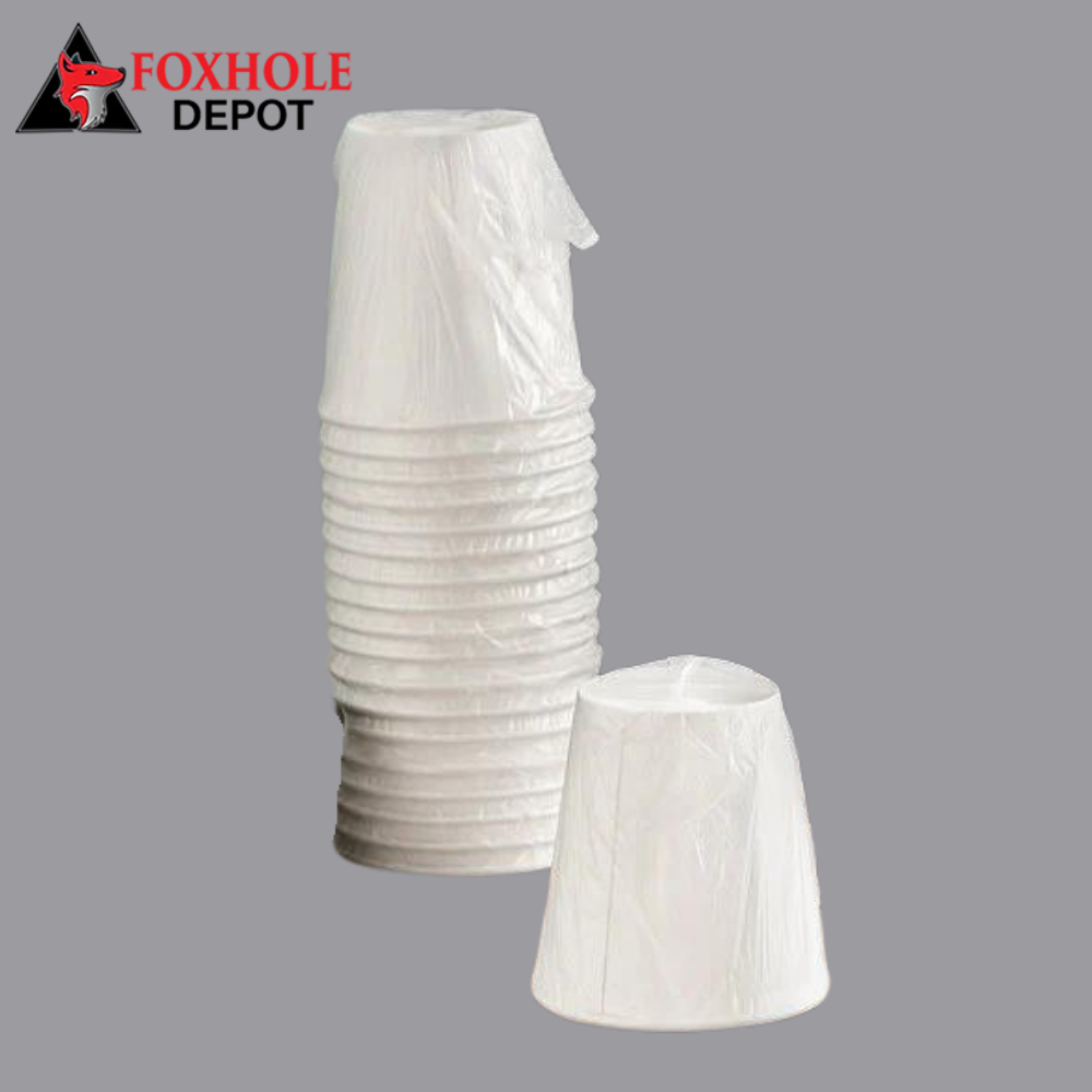 Lavex 10 oz. White Individually Wrapped Paper Hot Cup - 480/Case